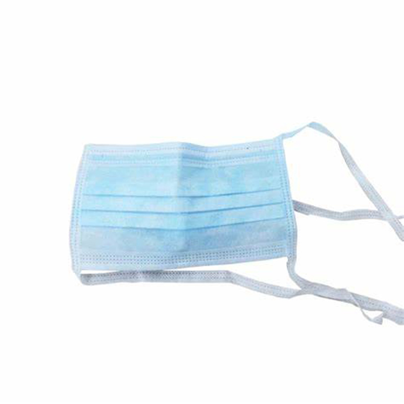 3 Ply Layer Play Disposable Facial Face Mask Tie on with Strap